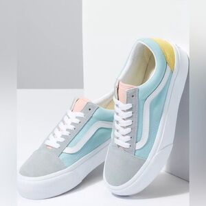 VANS Color Block Old Skool Womens Shoes